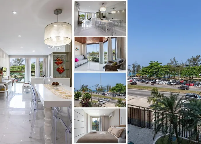 2 Suites Vista Mar Praia Do Recreio E Pedra Do Pontal - Condominio Com Piscina, Estacionamento, Portaria 24H E Academia - Cozinha Completa, Wi-Fi E Ar Condicionado